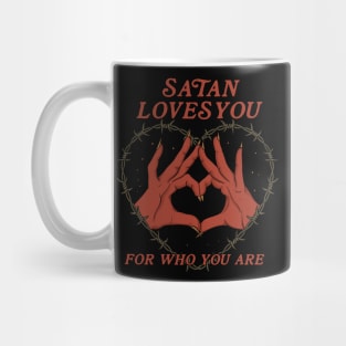 Satan Loves You Mug